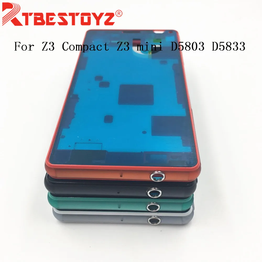 Оригинальный запасной корпус для Sony Xperia Z3 Compact mini D5803 D5833 металлическая средняя