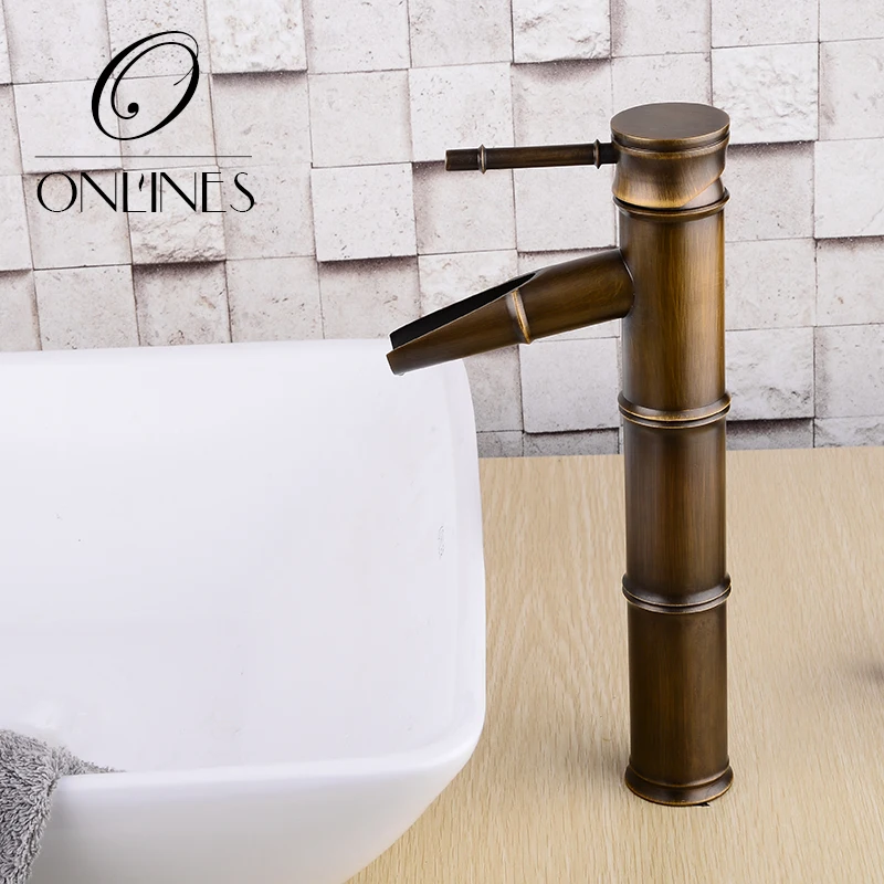 Немецкий онлайн Европейский антикварный бамбуковый умывальник в ширину медный