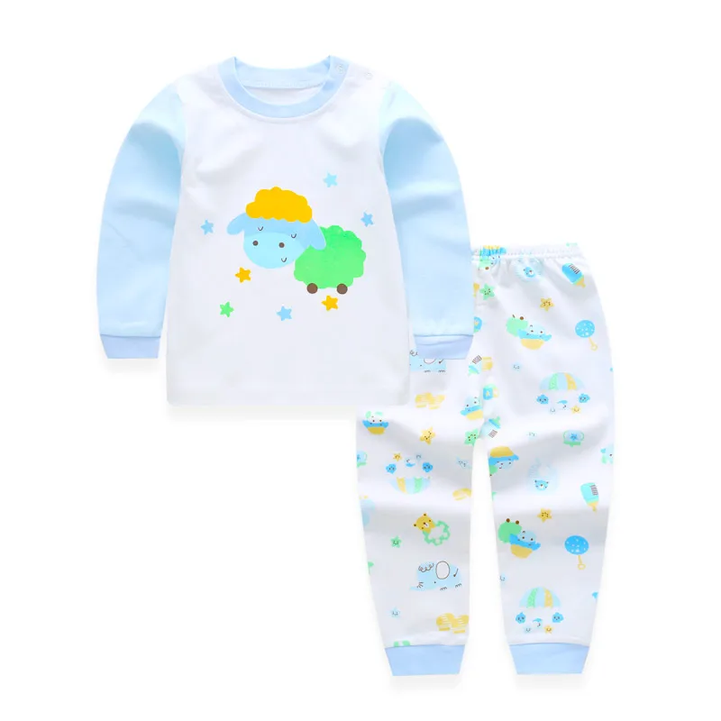 Newborn Suits Baby Girl Clothes Sets Boy Clothing Set Infant Cotton Spring Long Sleeve Kid Pajamas Suit Toddler Outfits | Детская одежда