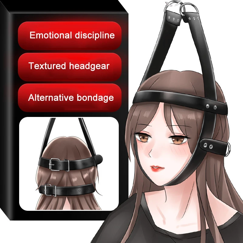 Фетиш кляп на рот головной убор из искусственной кожи маска капюшон бондаж