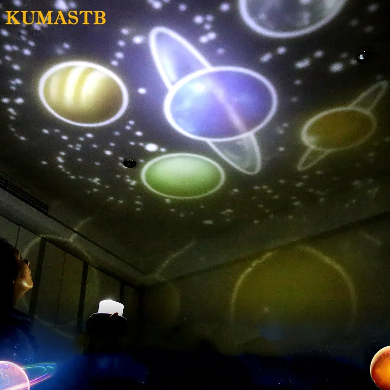 Творческий 3D проектор звездного неба лампа светодиодный Ночной светильник