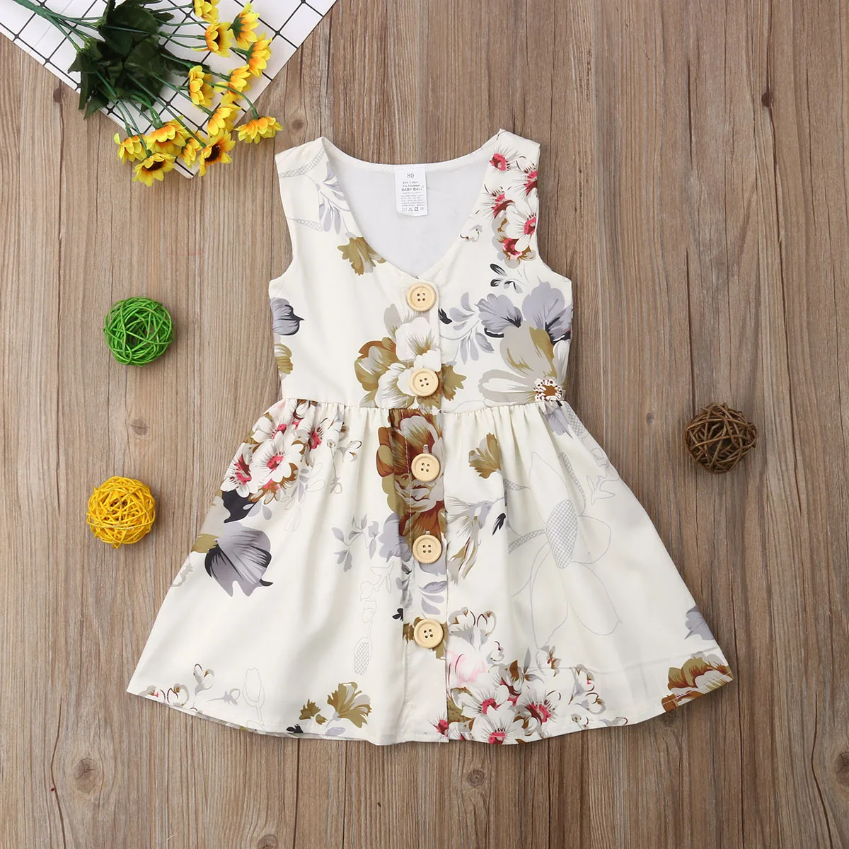 Dot Summer Dress For Girls Clothing Child Costume Baby Girl Teenager School Daily Wear Sashes Kids Casual Clothes 5Y | Детская одежда и