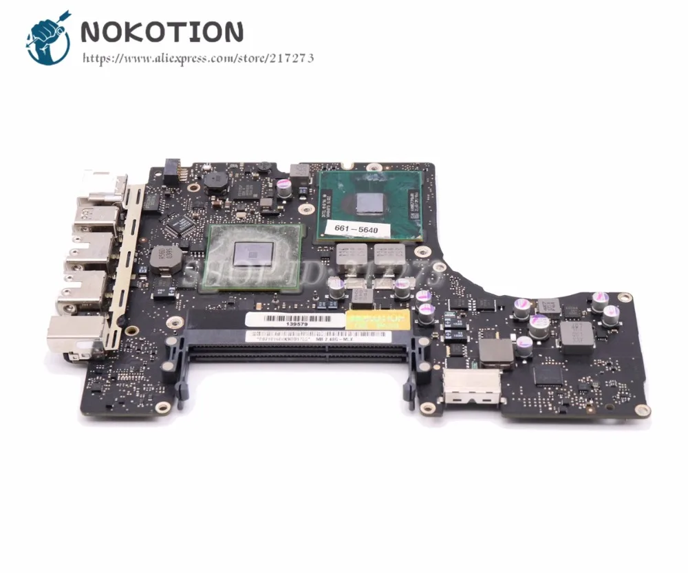 NOKOTION для MacBook pro A1342 Материнская плата ноутбука 820-2877-B MCP89MZ-A3 материнскую плату 2009 год P8600 2,40 ГГц Процессор DDR3