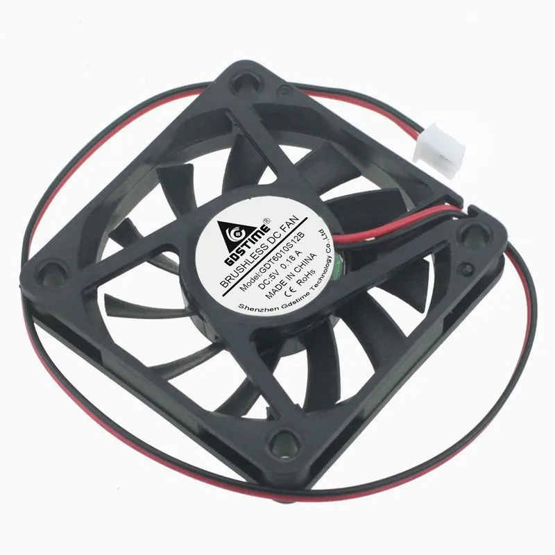 DC 5V 12v 6cm 60x60x10MM видеокарта Бесщеточный Охлаждающий вентилятор масляный