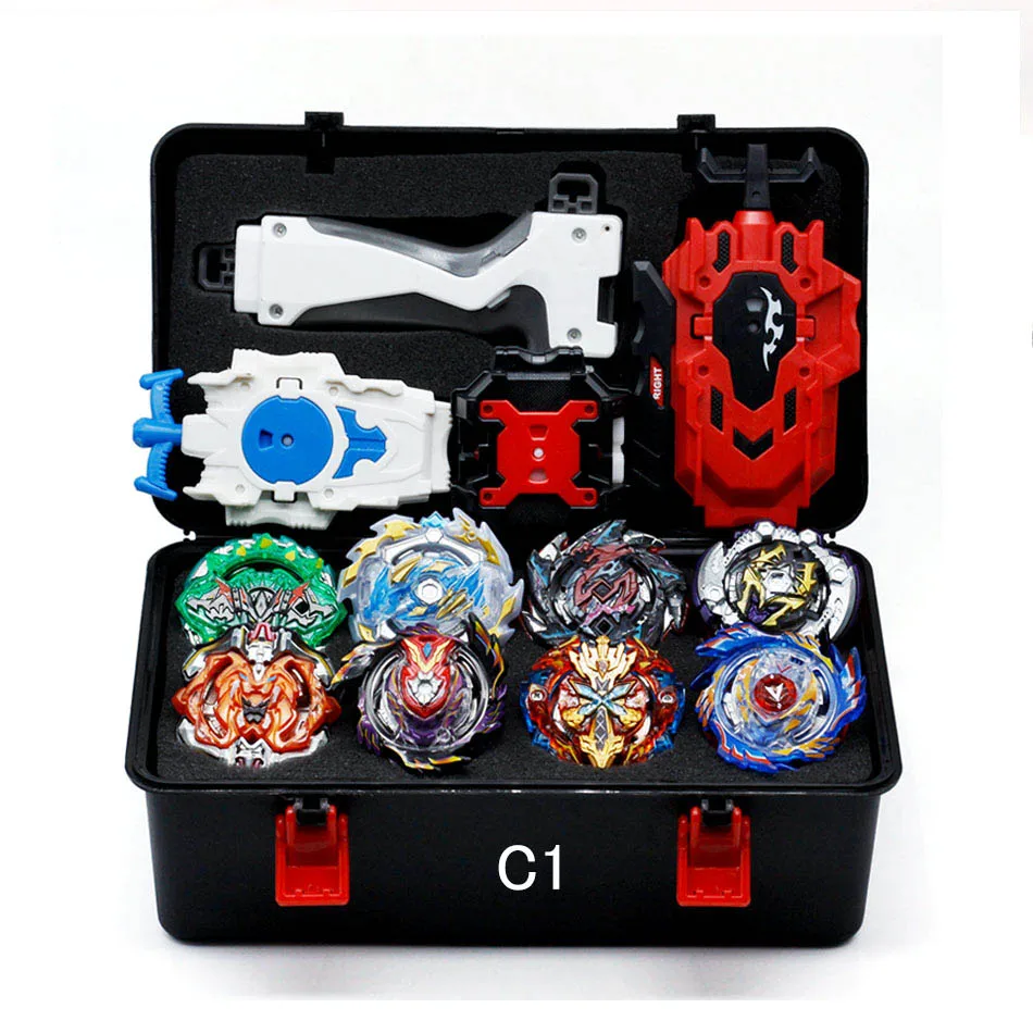 Горячая Распродажа Beyblade Burst Box спортивный стартер Zeno Excalibur B-122 B121 B120 B117 с пусковым