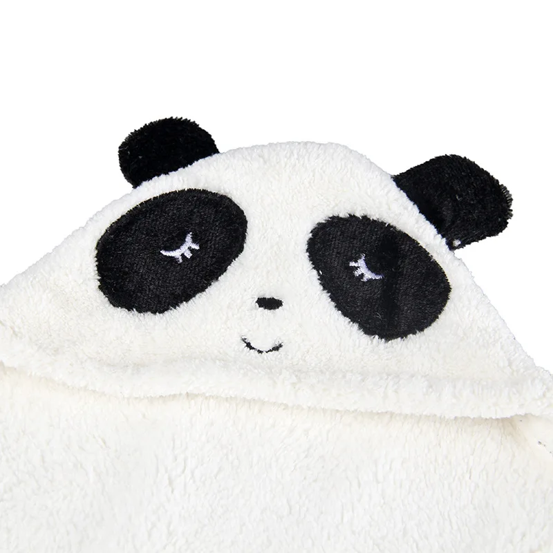 White panda Микрофибра банное полотенце для домашних животных Быстрый абсорбент полотенце для кошки банный халат с изображением кроликов хомяк Пижама полотенце для собак товары для ухода за домашними животными - Цвет: White panda