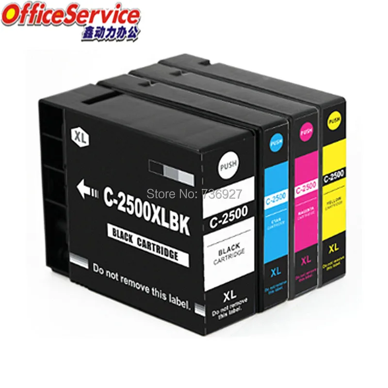 Совместимый чернильный картридж для PGI-2500 PGI2500 2500xl Canon MAXIFY IB4050 MB5050 MB5350 MB5150 MB5450 IB4150