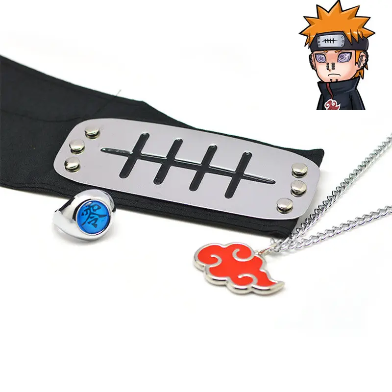 3 шт./компл. аниме повязка Naruto Akatsuki Лидер продаж дети унисекс модные охранники