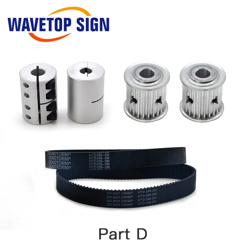 WaveTopSign CO2 лазерные металлические части передачи лазерная головка набор механических компонентов для DIY CO2 лазерная гравировка машина для резки