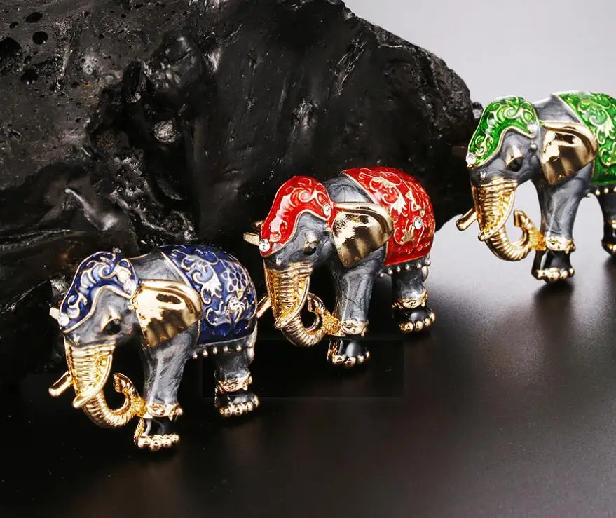 New Multicolour Elephant Exotic Customs Brooch Brincos Sweater Pin Badge Pet Memorial Scarf buckle Bijoux Christmas gift X1053 | Украшения