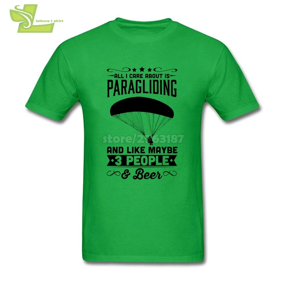 All I заботятся о том парапланерный огромный фирменные футболки Для мужчин с О