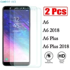 Закаленное стекло 9H для Samsung Galaxy A6 2018 A600 A600FN, Защита экрана для Samsung A6 + A6 Plus 2018 A605 A605FN, пленка, 2 шт.