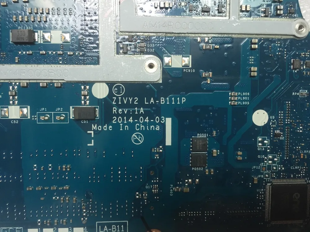 Материнская плата для ноутбука Lenovo с i7 HQ 2 60 ГГц ЦП GTX 960M 4 Гб GPU ZIVY2 материнская