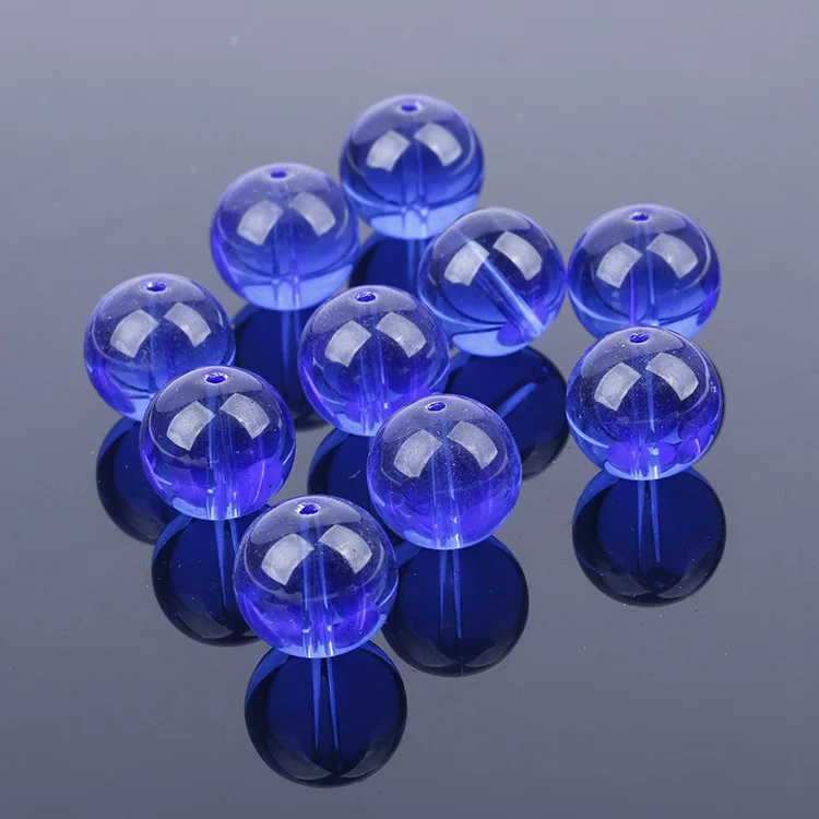Sapphire blue 16 мм смешанные цвета круговой спрей краски, Бусины из стекла, сделанные из драгоценных камней. Привлекательные стеклянные бусины сделаны для DIY ювелирных изделий 8 шт - Цвет: Sapphire blue