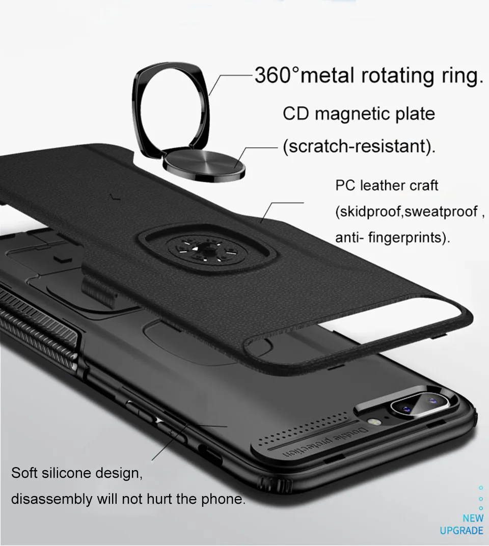 Чехол подставка для телефона Samsung Galaxy S10E A6 Plus 2018 J8 PC & TPU деловой противоударный