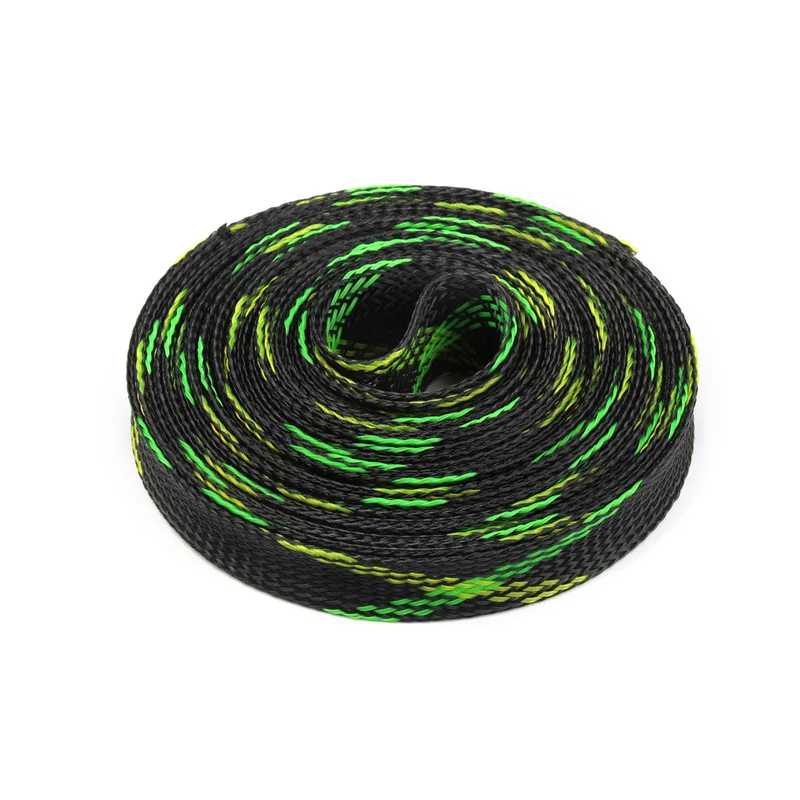 5 м кабельная Втулка цветов защита проводов ПЭТ нейлоновая плетеная втулка