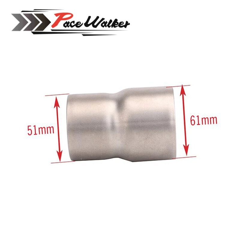Бесплатная мм доставка 51 до 60 конвертер адаптер из нержавеющей стали мотоцикл