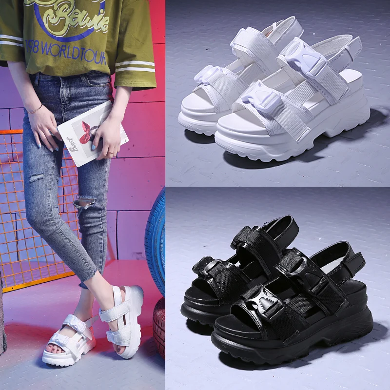 Летние легкие женские босоножки без застежки женская повседневная обувь на