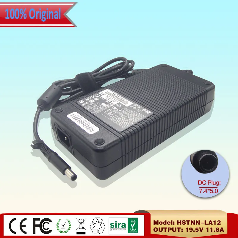 100% Оригинальный 19 5 V 11.8A 230W HSTNN LA12 AC адаптер питания для HP EliteBook 8760w 8770w серии PA 1231 66HH