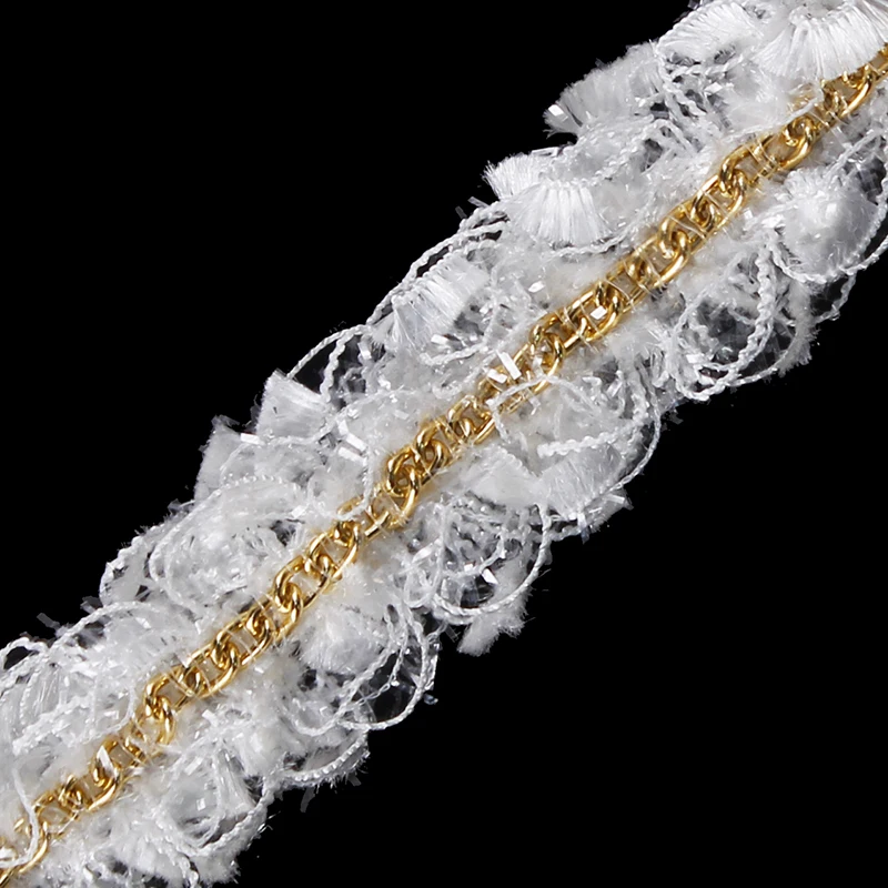 Кружевная лента с золотистой оплеткой 20 ярдов|lace cord|trim sewingsewing accessories |