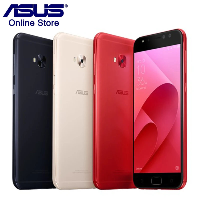 ASUS ZenFone 4 Selfie Pro(ZD552KL) 4G LTE Mobile Phone 4GB 64GB Dual Chip 5.5inch 12MP Cameras Snapdragon 625 Smartphone | Мобильные