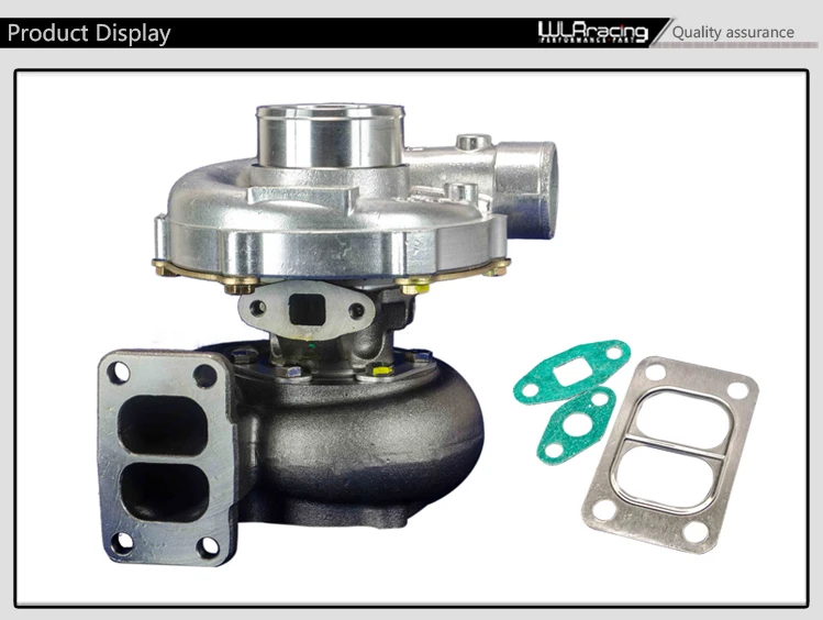 WLR RACING-Универсальный турбо T3/T4 T3 KKK Турбокомпрессор 4 болта. 50A/R 350HP+ WLR-TURBO38