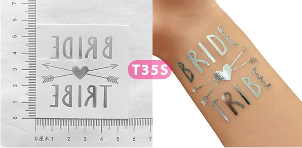 5 шт. девичник вечерние девичник Временные татуировки команда надпись «Bride Tribe» наклейки для временных татуировок для Свадебная вечеринка декоративные аксессуары для душа невесты