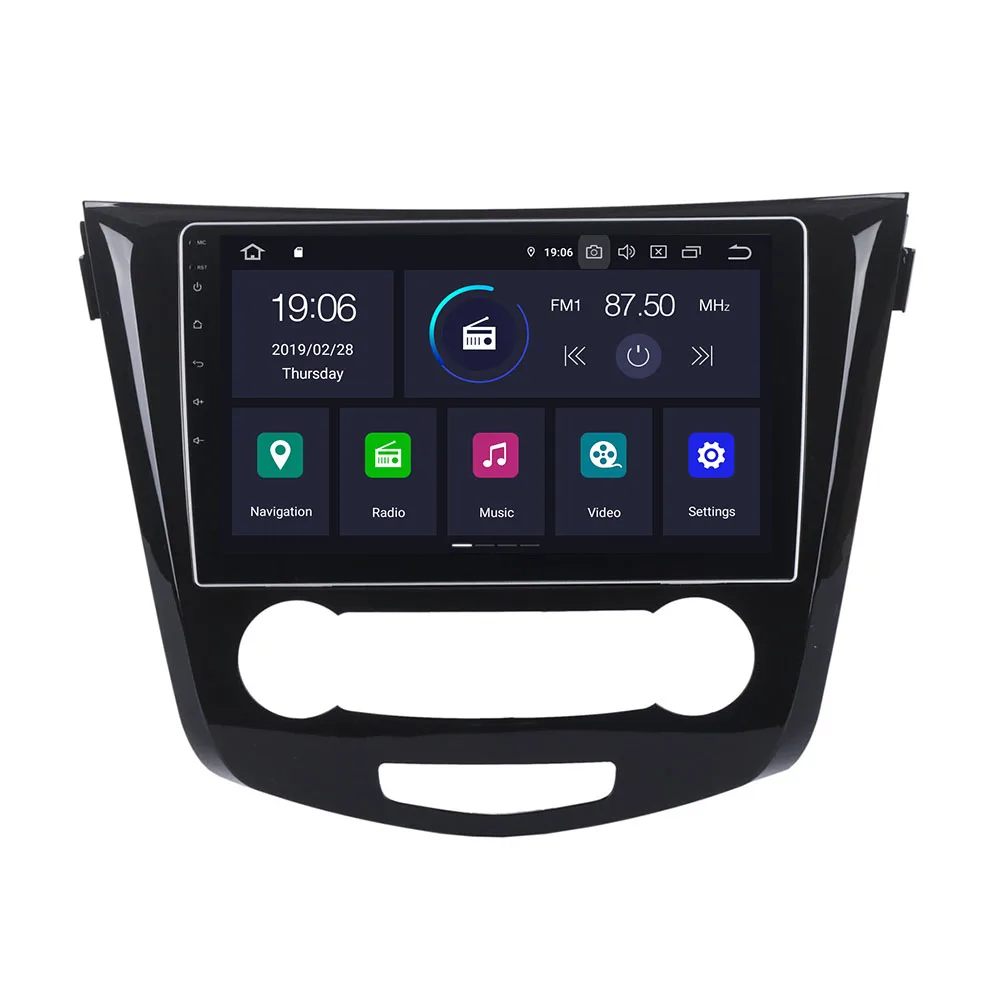 Автомагнитола KOOCAVS 10 2 дюйма IPS Android 9 0 GPS для Nissan Qashqai 2014 2015 4 + 64 ГБ навигация