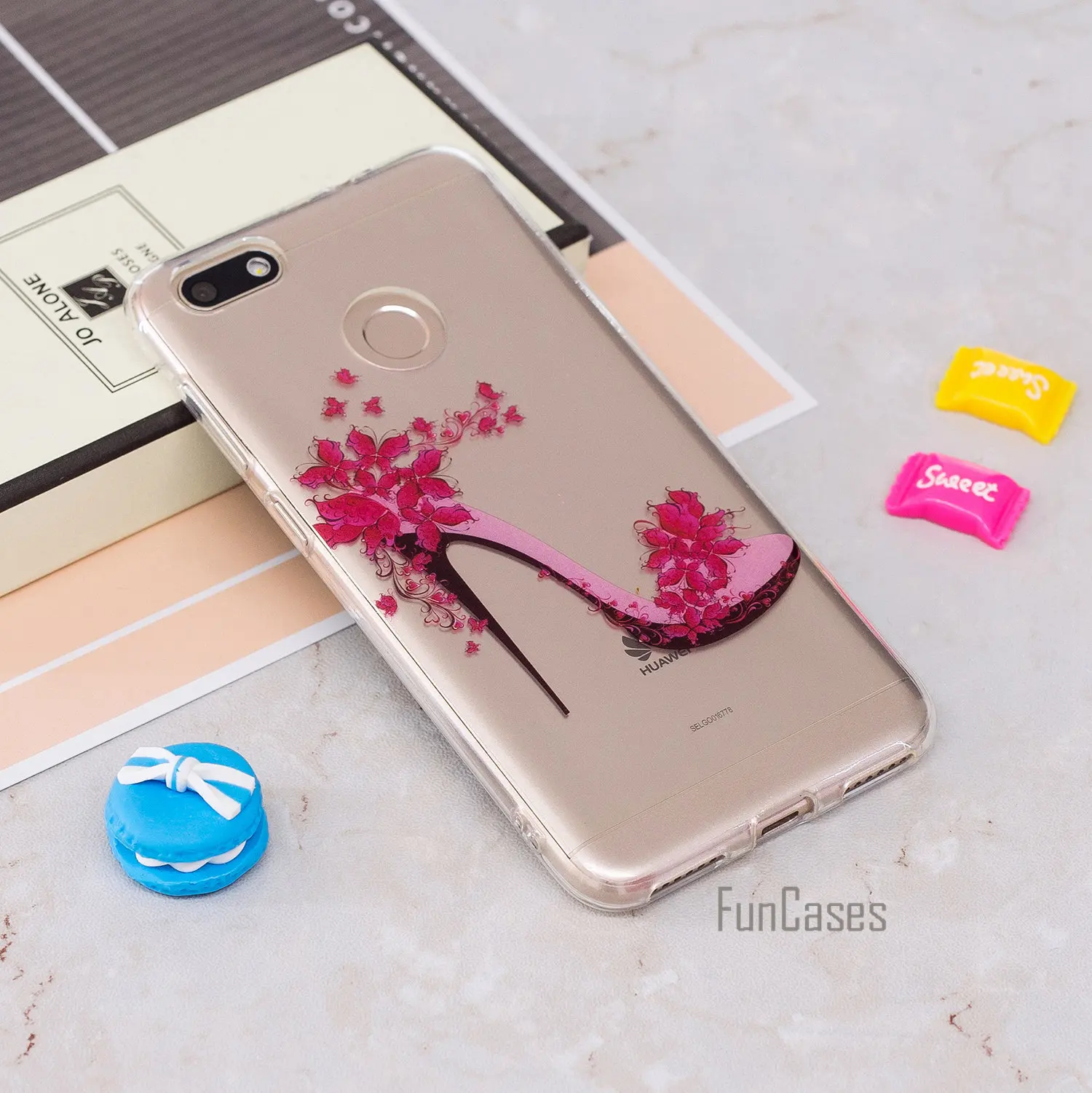 Чехол для телефона huawei P9lite Mini Coque мягкий ТПУ чехол с цветами P9 Lite Fundas разноцветный