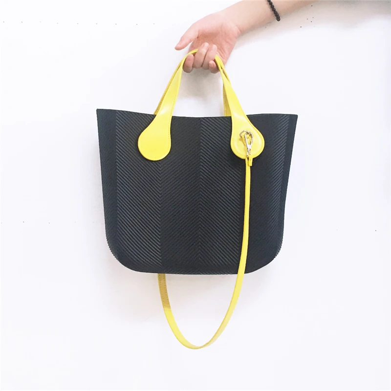 Женская сумочка из силикагеля obag с ручками Пляжная классическая отделка ЭВА