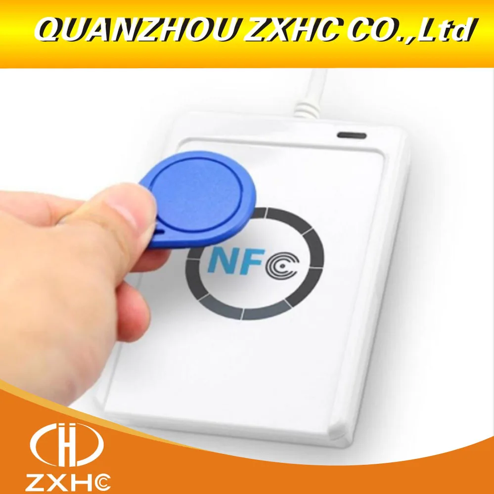 NFC ACR122U RFID считыватель смарт карт записывающее устройство копировальный аппарат - Фото №1