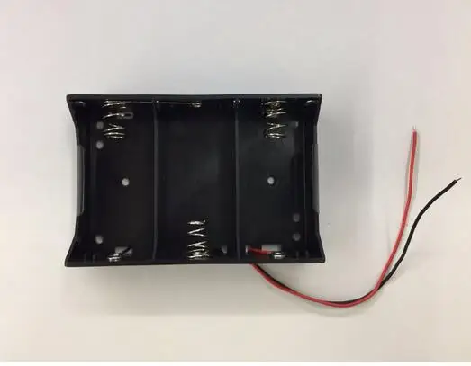 1PCS Wire Leaded Battery Holder Case Box with Cover For 3 x D Size Batteries 4.5V Compartment | Дом и сад