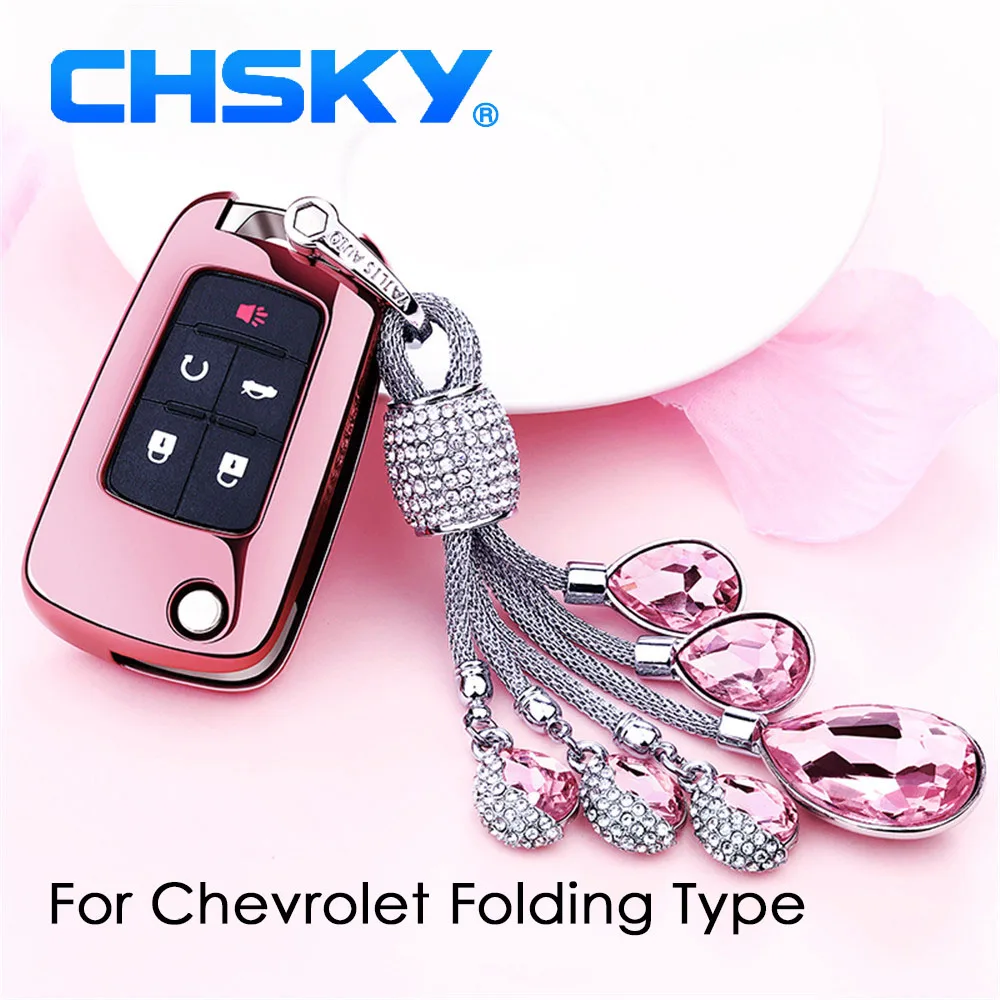 Чехол для автомобильных ключей CHSKY прозрачный чехол из ТПУ Chevrolet Cruze Aveo TRAX Opel