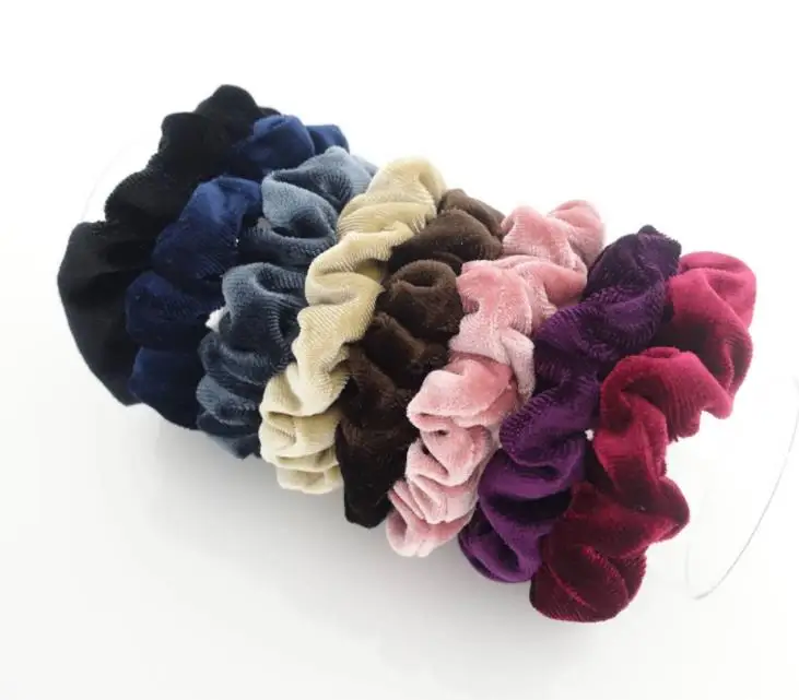 Super soft Velvet velvet rope Women's hair ring Hair tie rubber band |