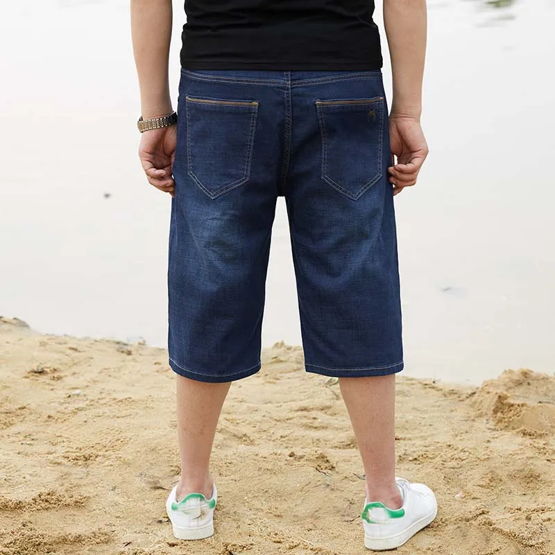 2019 Новое поступление мужские повседневные синие короткие джинсы летние