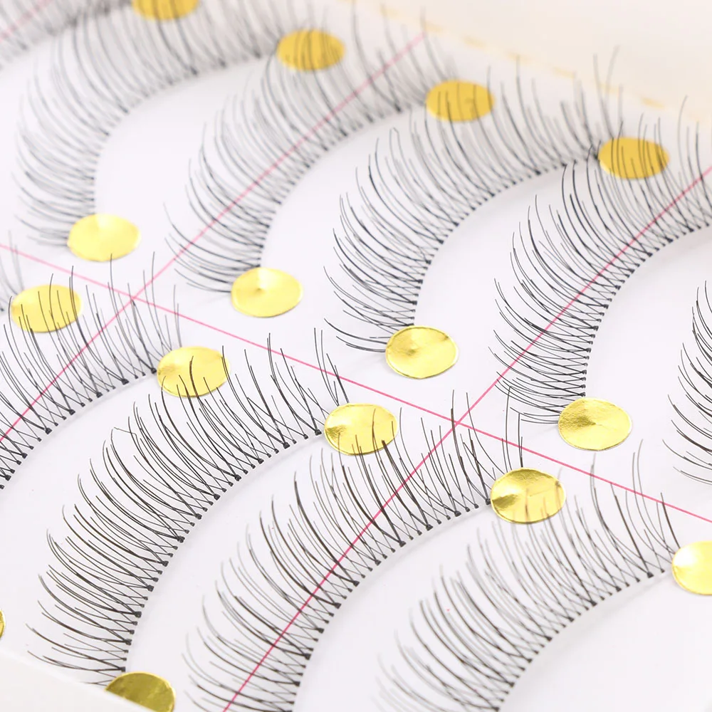 10 пар длинные густые черные накладные ресницы|fake eye lashes|false eyelasheseye lashes |