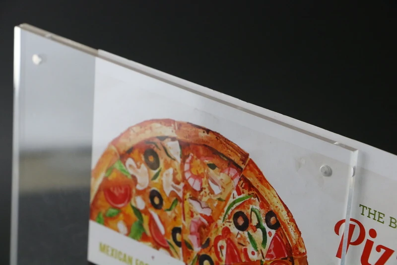 A4 деревянная рамка для ценников ресторана настольная подставка демонстрации