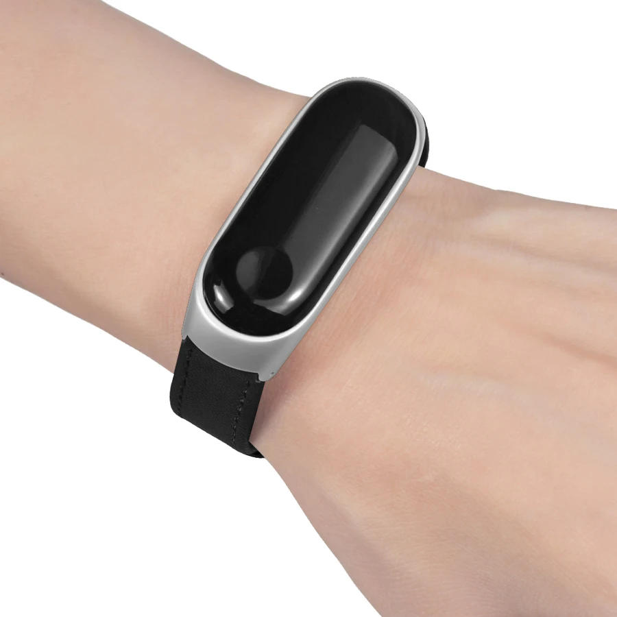 Кожаный ремешок для Mi Band 3 браслет без винтов Xiaomi | Электроника