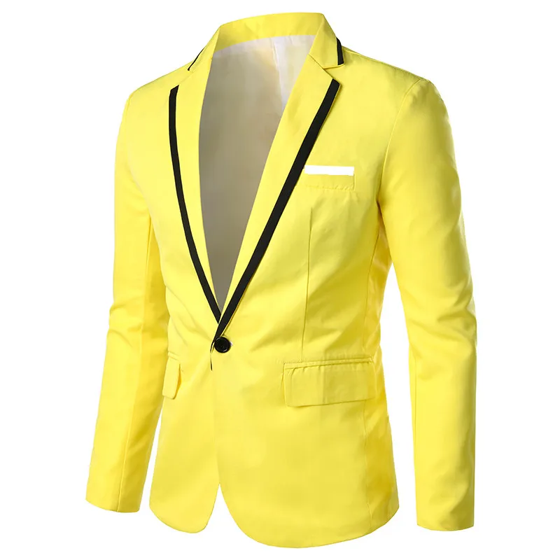 

Autumn New Suit Jacket Men's Large Size 5XL Slim Jacket Men's Fashion Personality Long Sleeve Business Casual Blazer