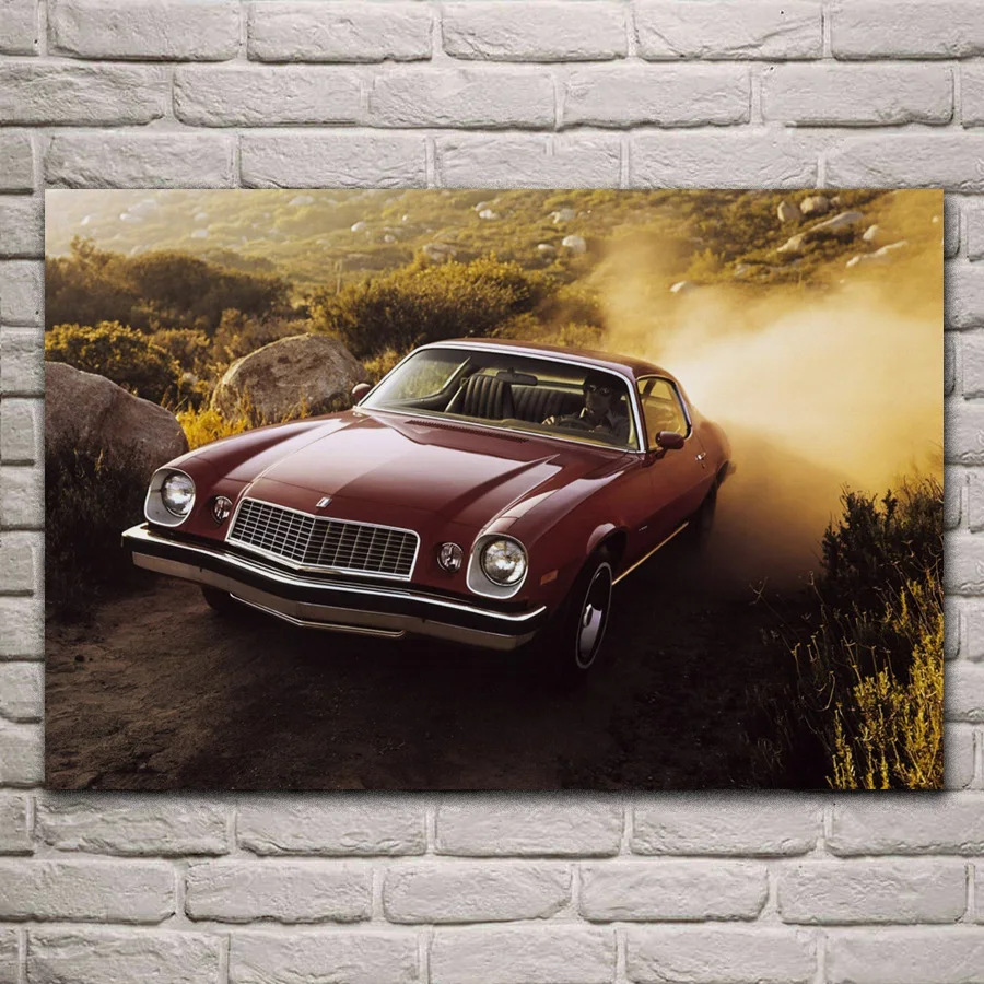Классические ретро-обои для автомобиля camaro 1976 фотообои дома гостиной украшение