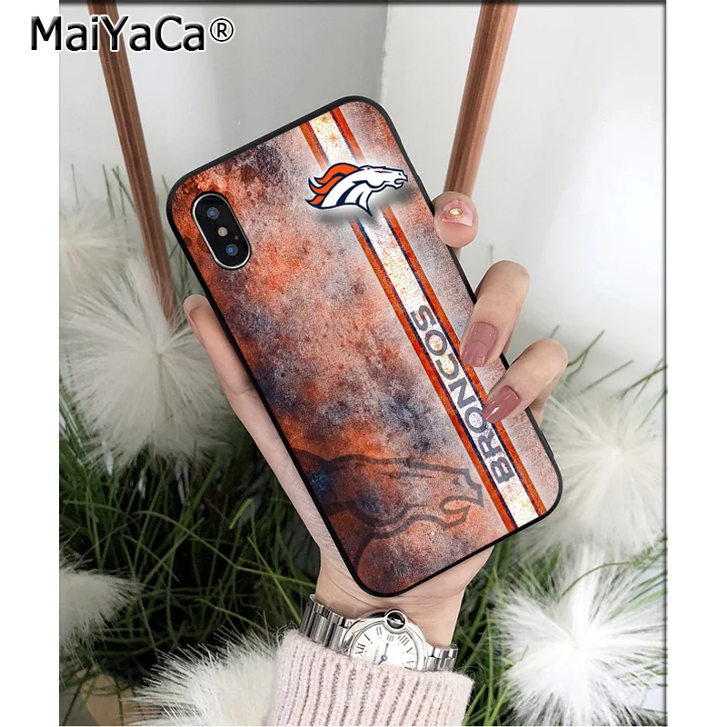 A9 Мягкий силиконовый чехол MaiYaCa Denver Broncos из ТПУ для телефона iPhone 6S 6plus 7 7plus 8 8Plus X Xs MAX 5 5S XR - Цвет: A9