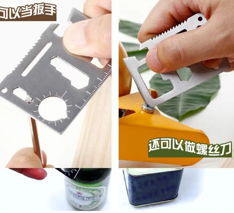 Metal Pocket Card Knife Bottle Opener Keychain Keyring Ruler Saw Spanner Sales Promotion Gift Baby520 | Автомобили и мотоциклы