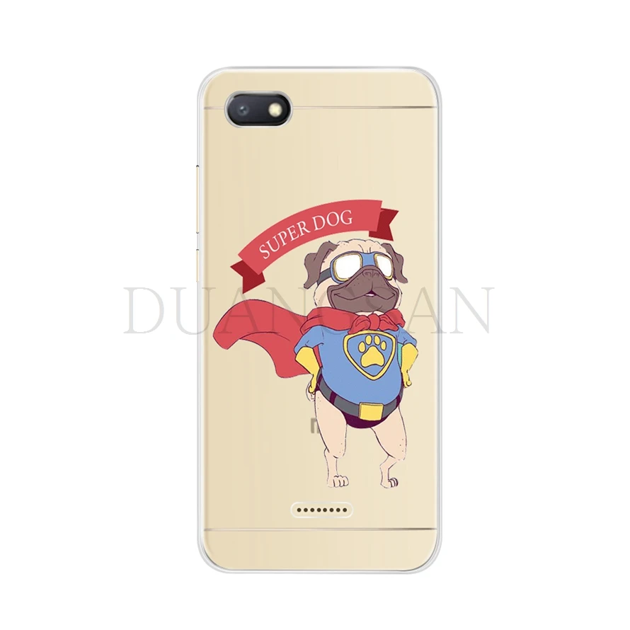 Модный дизайнерский чехол для Xiaomi redmi 6A, силиконовый 3D прозрачный чехол из мягкого ТПУ с рисунком, задняя крышка для Xiaomi redmi 6A A6, глобальная версия - Цвет: Оранжевый