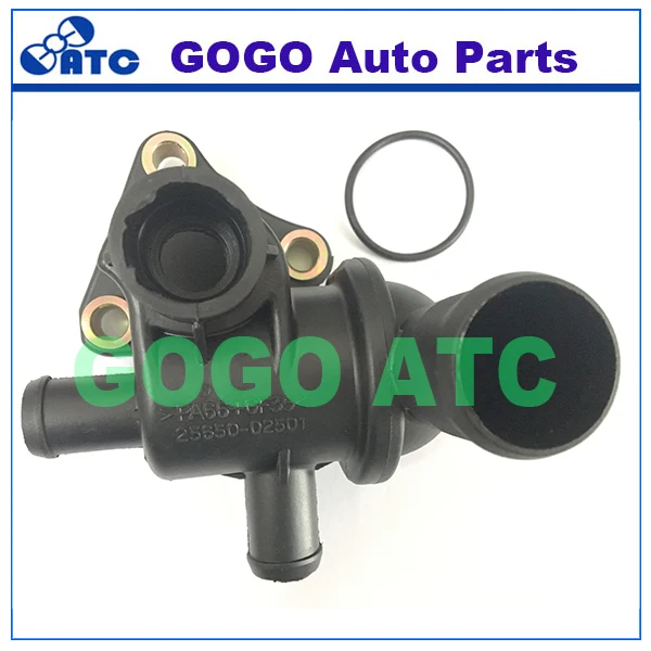 Высококачественный корпус термостата/Водяной фланец для hyundai Atos OEM 25650 02501 25611