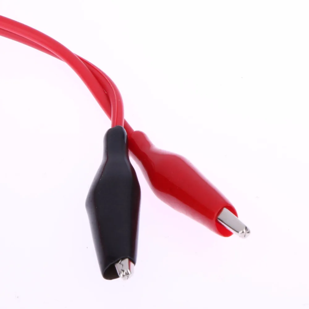 Alloyseed 102cm Alligator Testing Cord Lead Clip To Banana Plug For Multimeter Test Eletrical Parts | Электроника