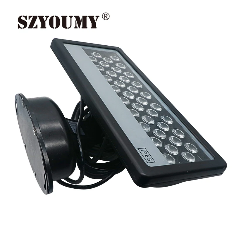 SZYOUMY светодиодсветодиодный RGB поток света DMX ip65 лампа рефлектор 36 Вт алюминиевые