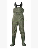 high grade nylon breathable chest wader waterproof fly fishing boots wader wtocking foot waadschoenen respirant cuissarde peche
