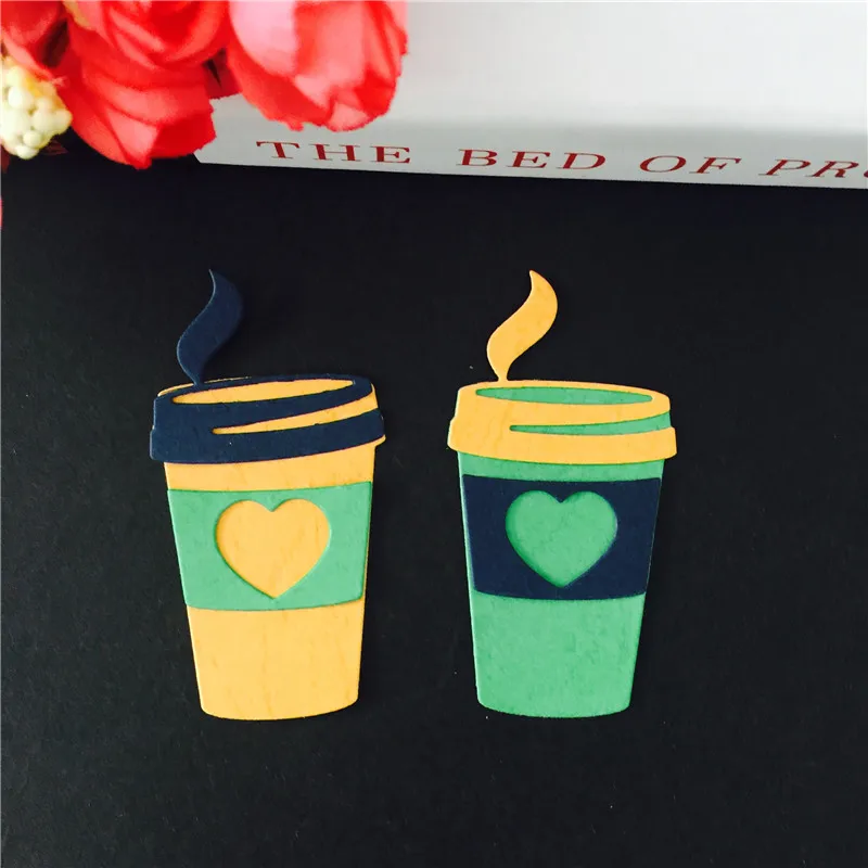 Металлические Вырубные штампы для кофе молока чая фотобумага рукоделия сделай