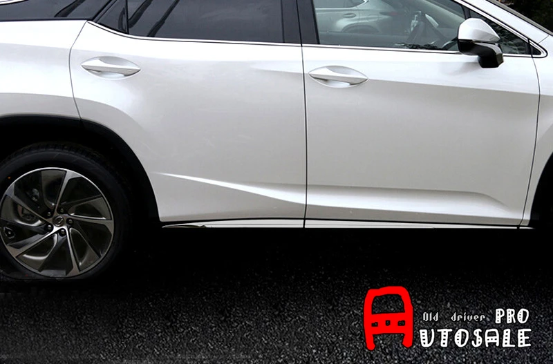 Для LEXUS RX200t RX450h 2016 6 шт. ABS матовая накладка на боковые двери автомобиля Новое