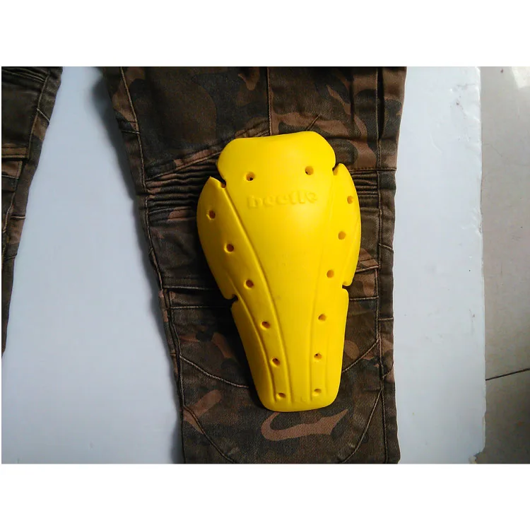 Спортивные безопасные гоночные брюки наколенники защитное скрытое устройство